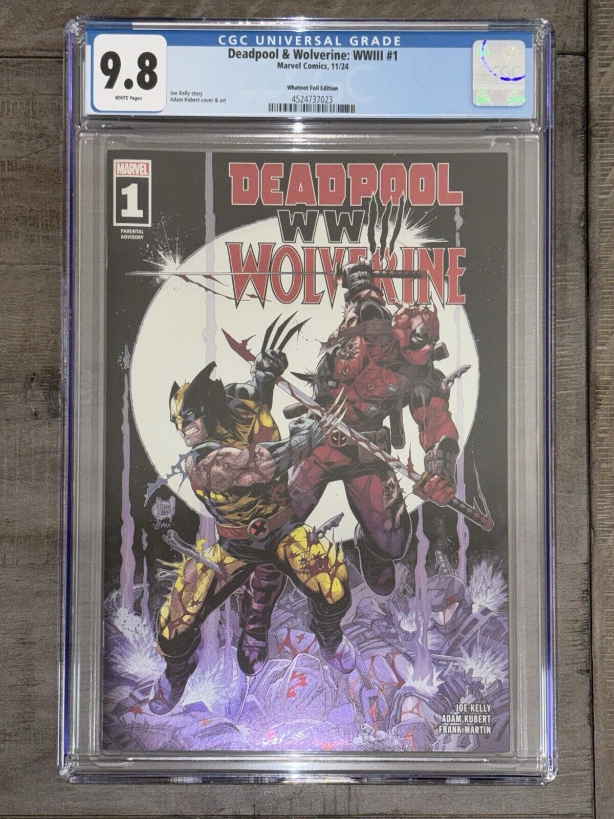 Deadpool & Wolverine WWIII #1 Whatnot Marvel '24 Foil Exclusive CGC 9.8 NM/MT -