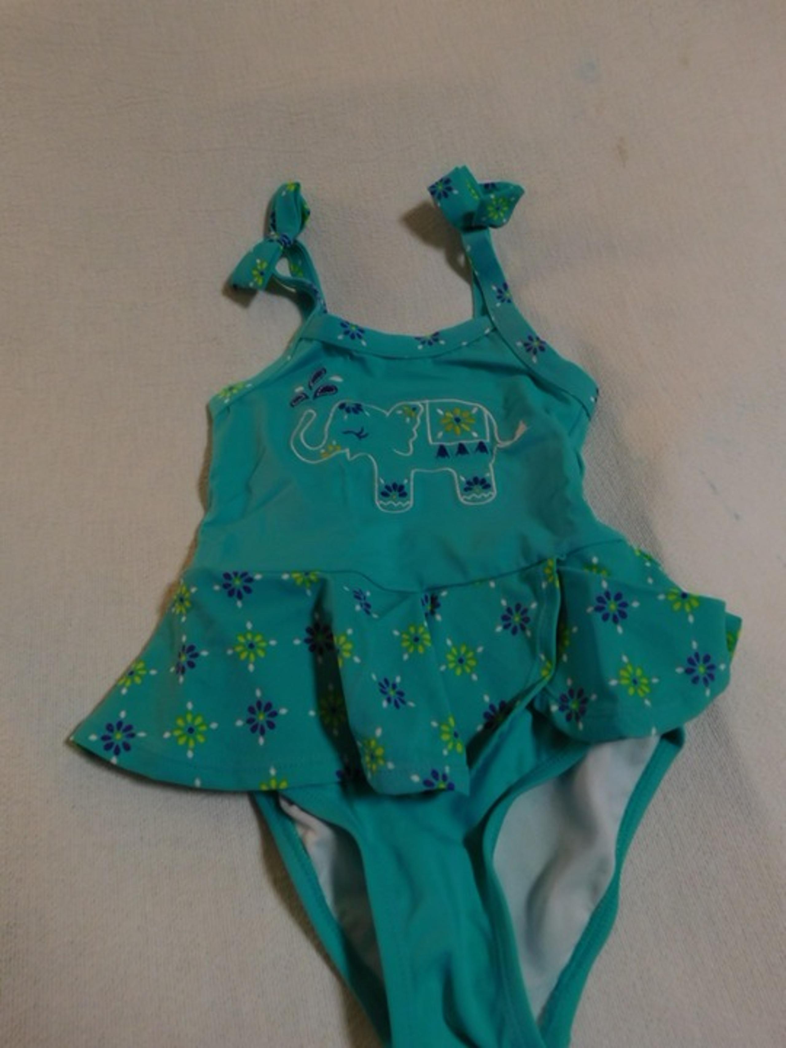 GIRLS EUC SIZE 4T GYMBOREE SPARKLE SAFARI SWIMSUIT ELEPHANT BEACH SUMMER
