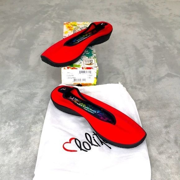Arcopedico Women's Ballet/ Lolita in the Red Size 10.5 to 11 New