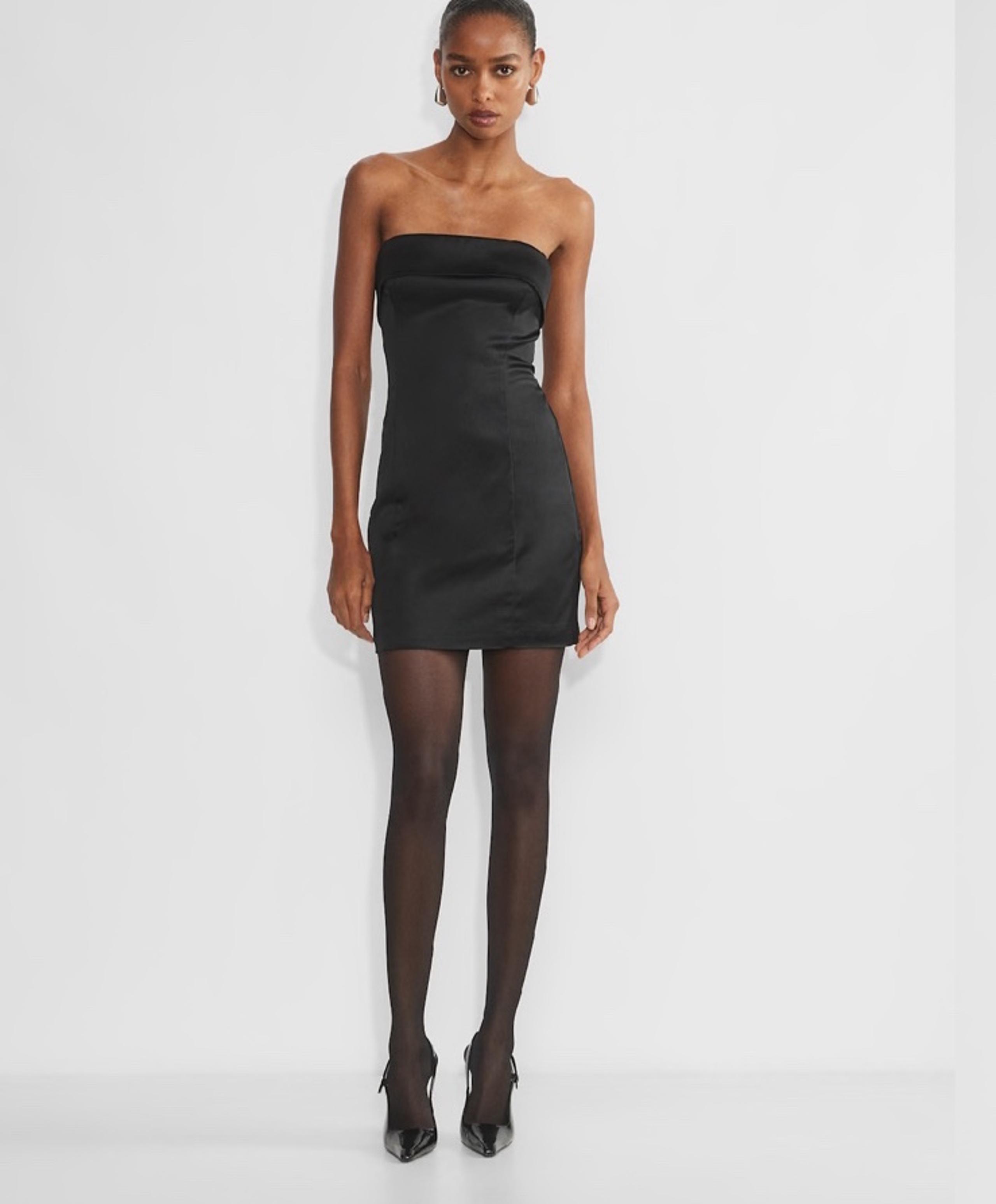 NWT Aritzia Shimmer Tube Dress-Navy in Size 2