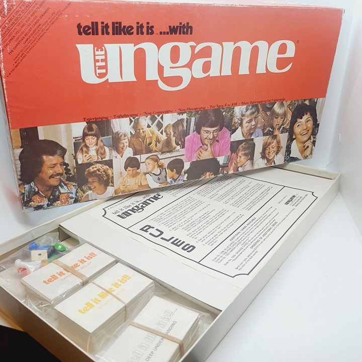 Vtg THE UNGAME Christian VerBoard Game Social Skills CBT ADHD Anger Therapy 100%