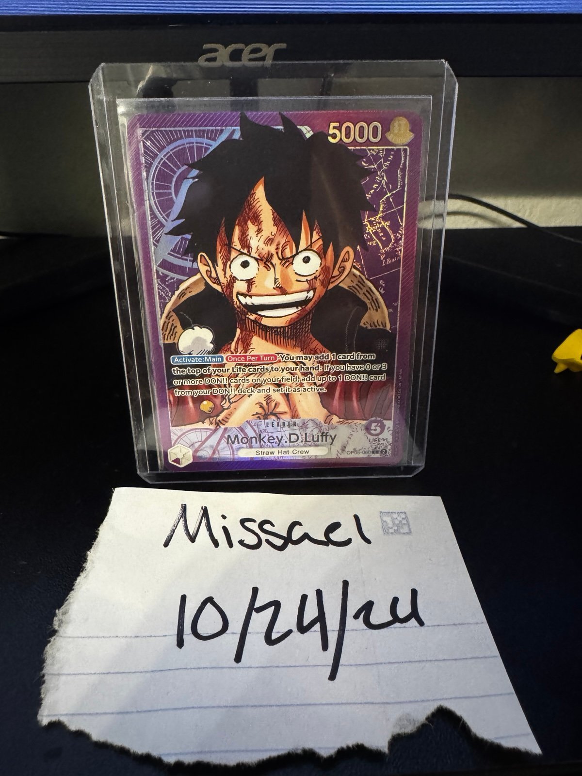 Monkey. D. Luffy OP05-060 AA Leader