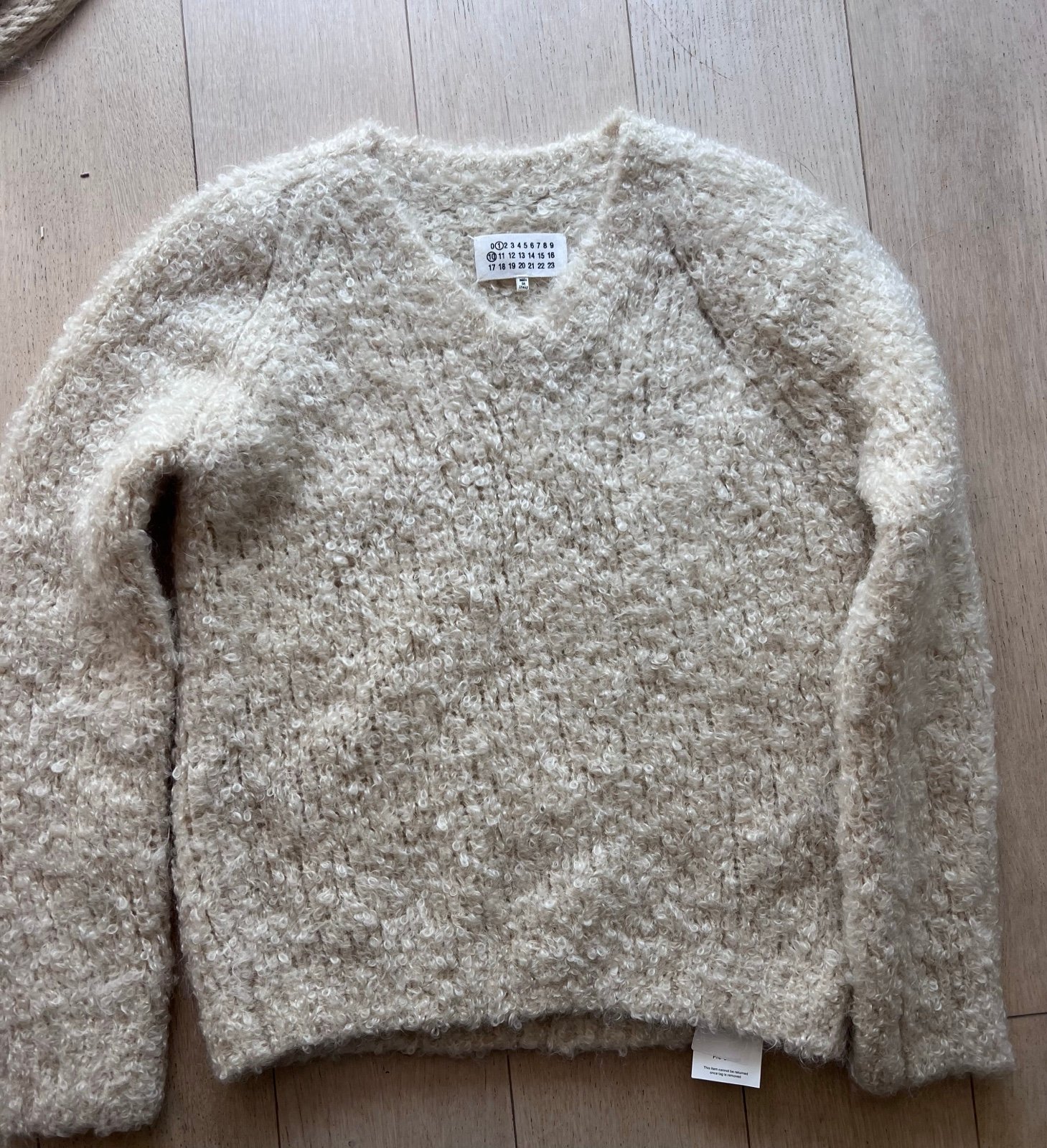 【送料&関税込】Maison Margiela Sweater Maison Margiela Distressed Half Zip Sweater | Balardi