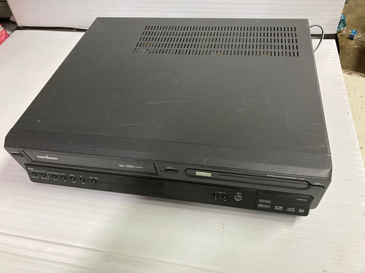 CineVision RV4000 DVD Recorder +VCR Player 4 Head Hi Fi Dual Deck/Tested/Works ~