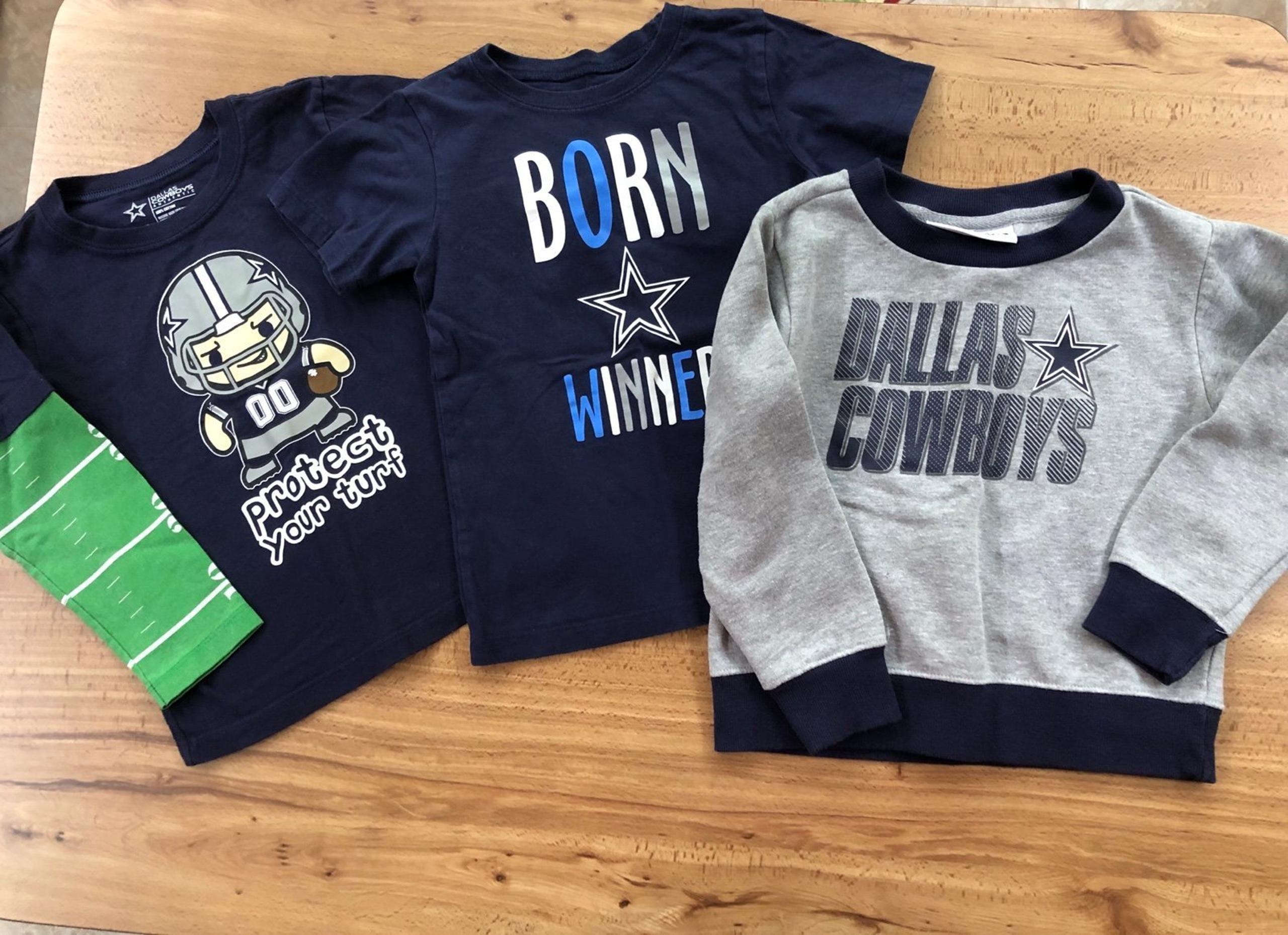 Dallas Cowboys Boys Shirt Bundle 4T