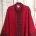 serengeti 100% wool knit poncho - l/xl