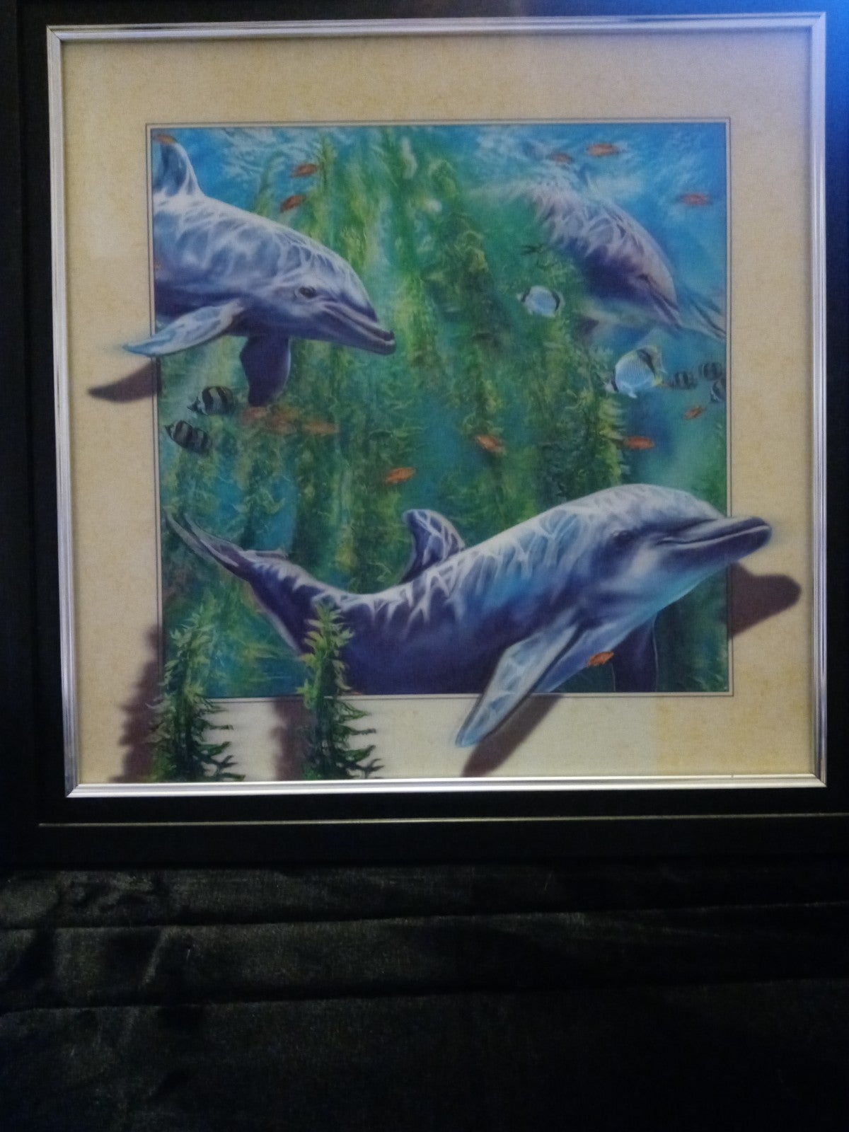 Beautiful 3D Holographic Dolphin Picture