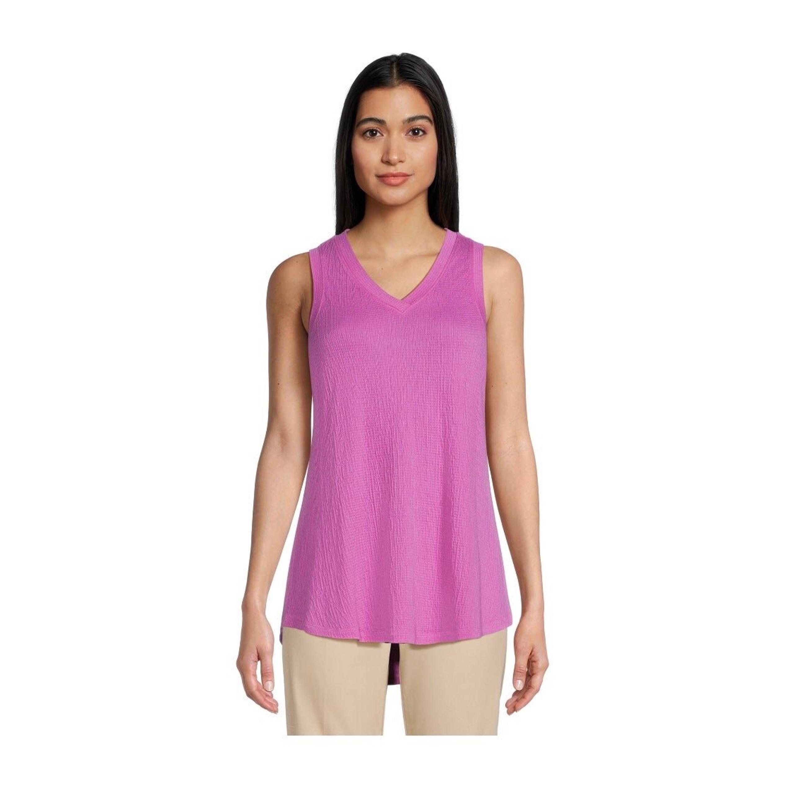 TIME and TRU Womens Sleeveless Semi Lose Top Size Medium 8-10 Pink New