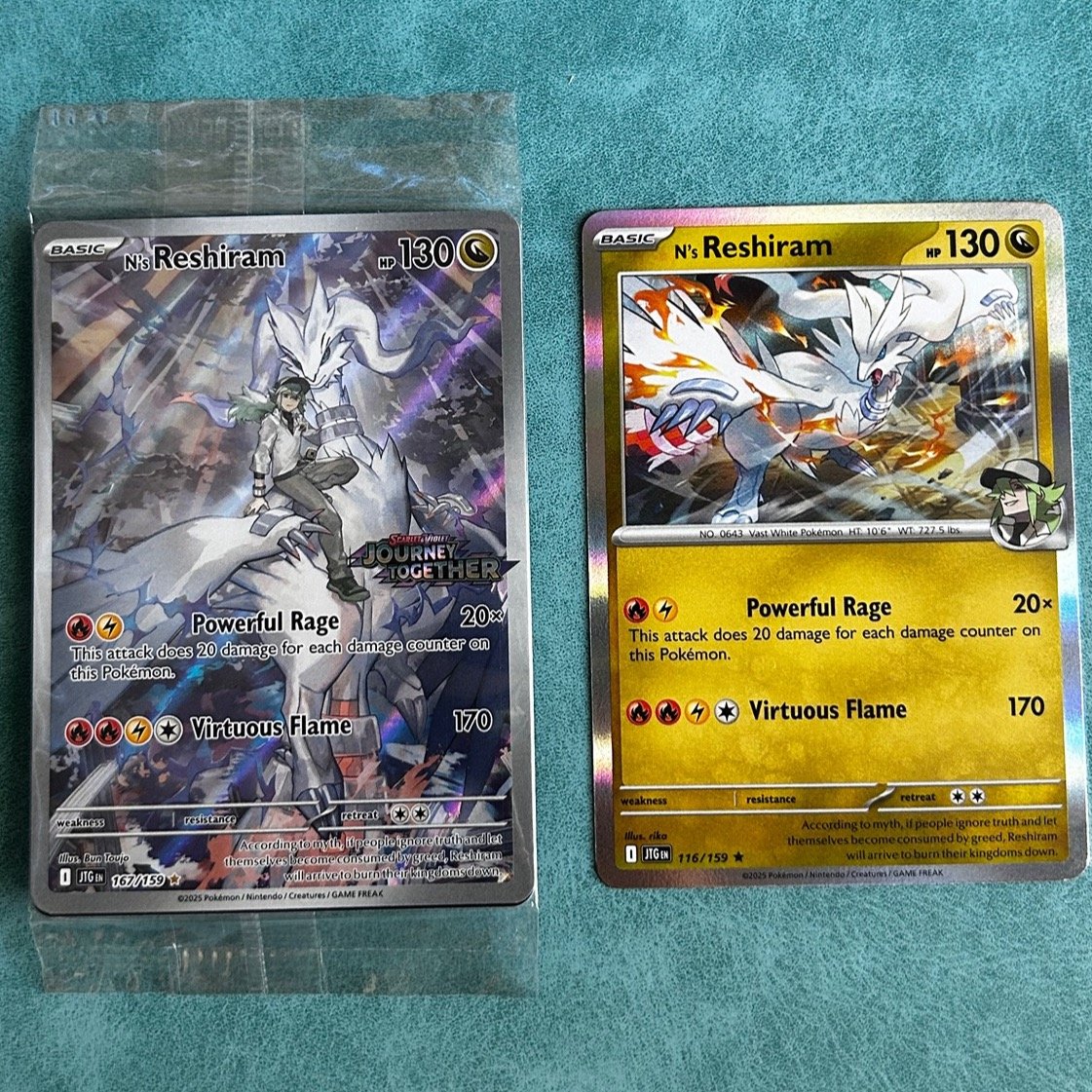[Stamped Promo] N's Reshiram: Holo Pair