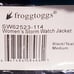 Frogg Toggs womens storm Watch Jacket Black / teal SW62523-114 medium new