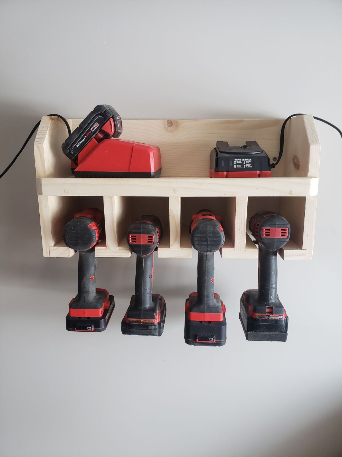 Cordless Power Tool Shelf, Organizer