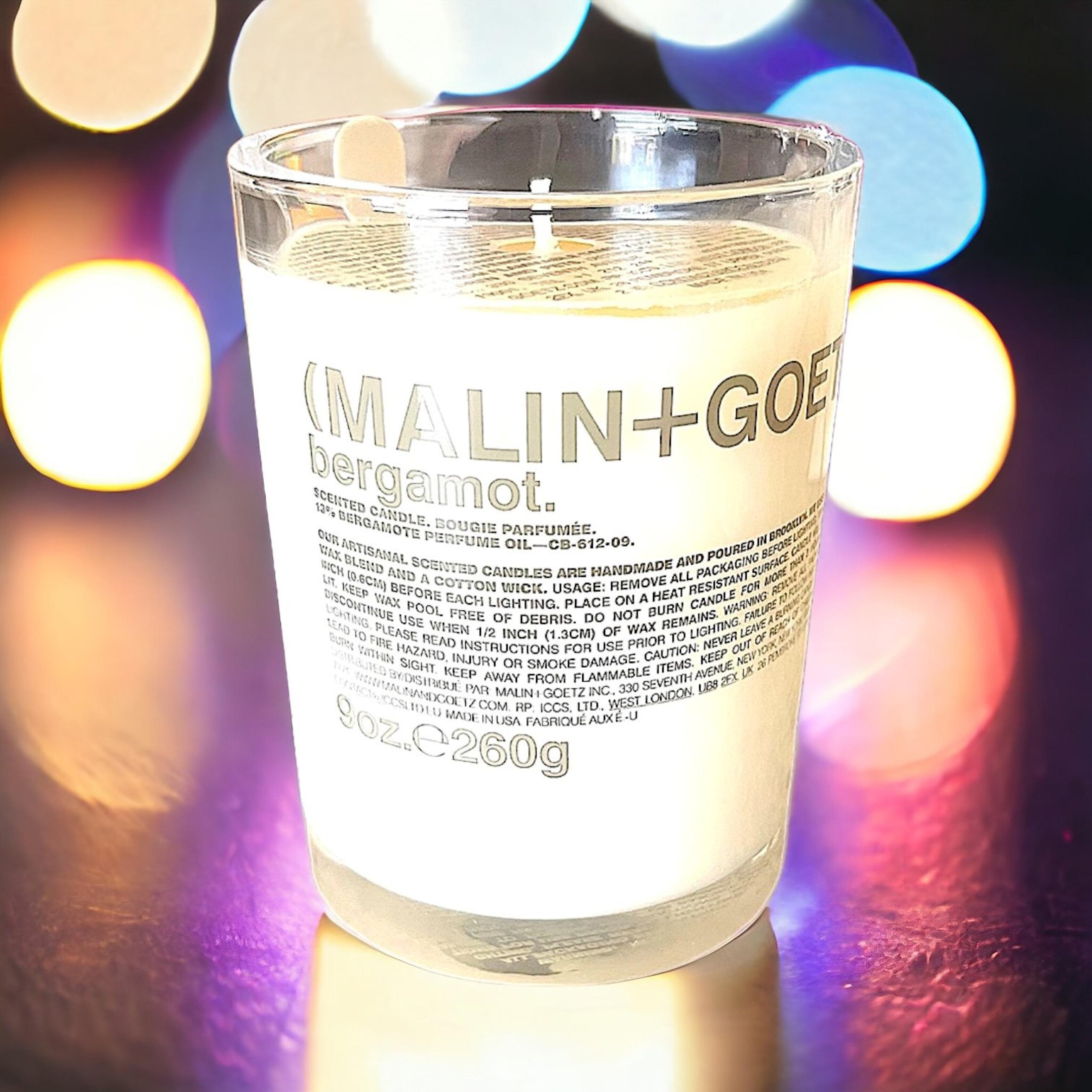 MALIN+GOETZ BERGAMOT CANDLE 9 OZ NWOB
