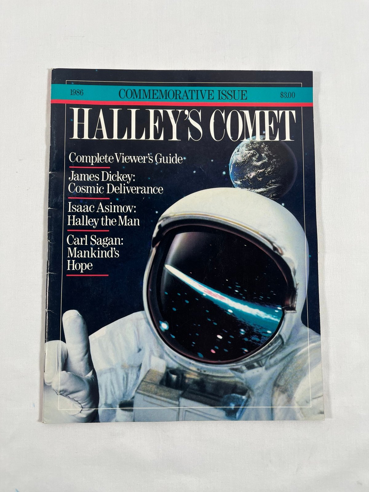 1986 HALLEY'S COMET MAGAZINE COMMEMORATIVE ISSUE Good Condition #181