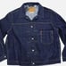 Levi's Premium Type I Denim Jacket Selvedge Trucker Men's Size L Dark Wash New