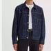 Levi's Premium Type I Denim Jacket Selvedge Trucker Men's Size L Dark Wash New