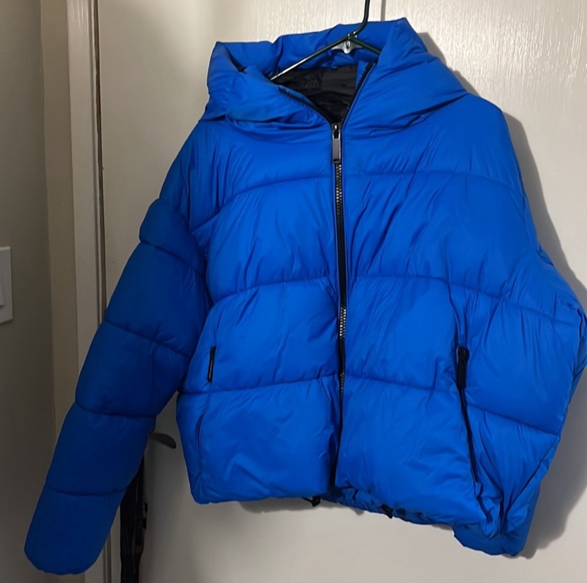 Calvin Klein Boxy Hooded Puffer Jacket