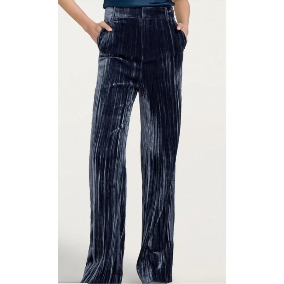 NEW Cinc A Sept Collins Crushed Velvet Pants