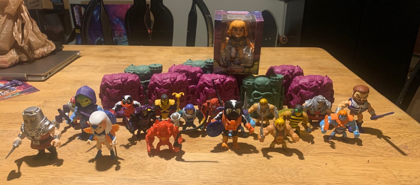 Loyal Subjects Masters Of The Universe & Minis Figures Lot W/ Cases