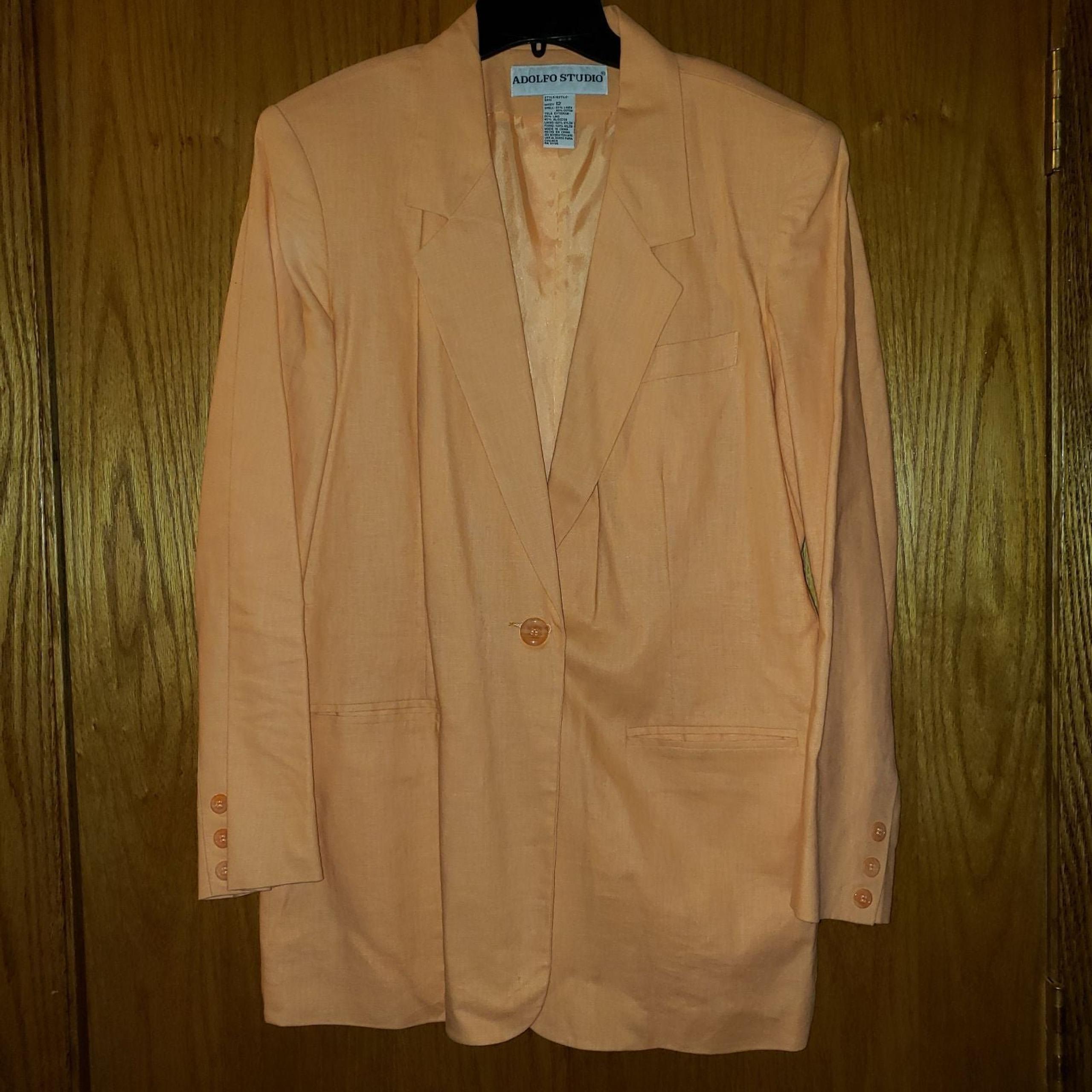 Size 12 linen Blazer vintage