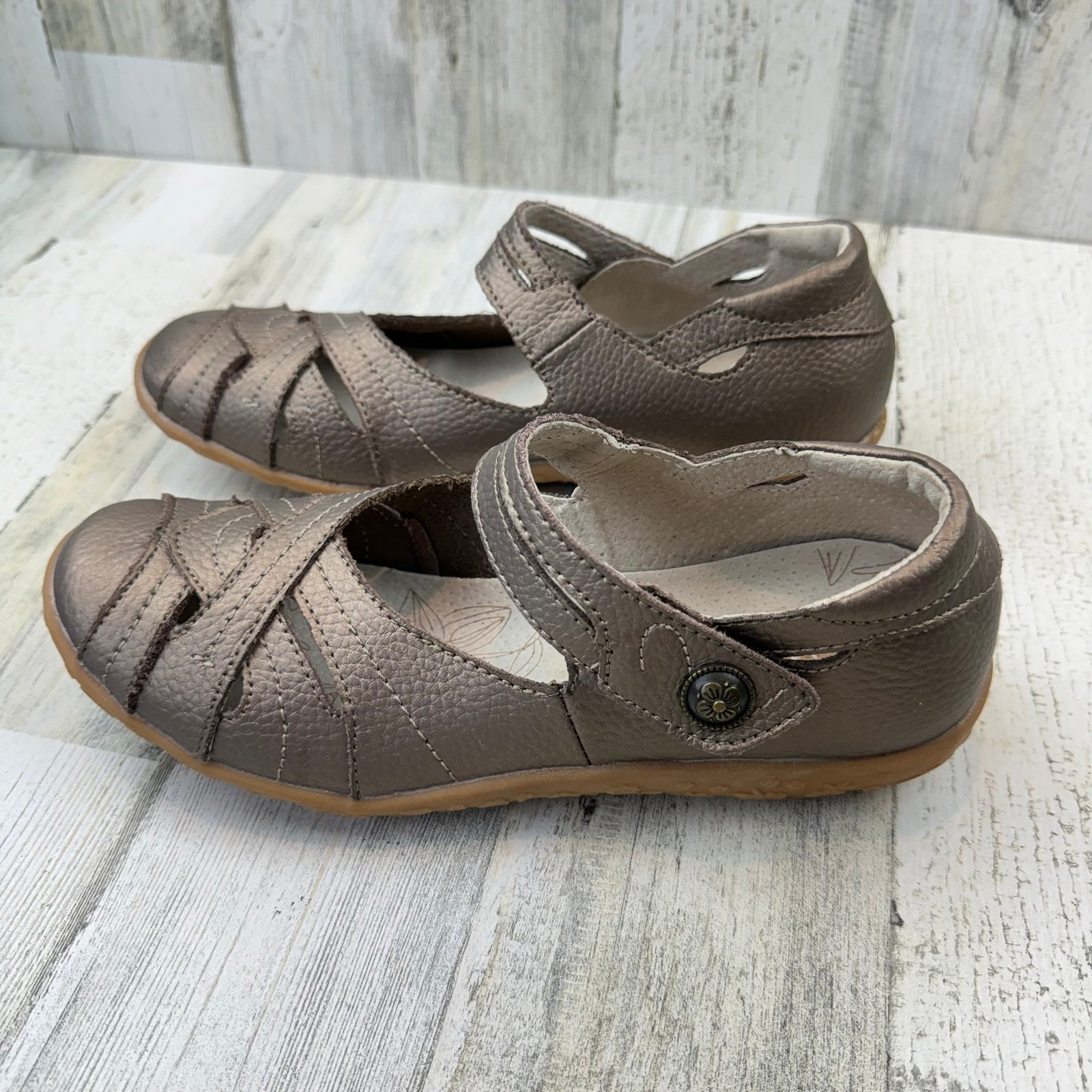 SPRING STEP Gold Women’s Casual Comfort Shoes EU 40