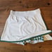 Tuckernuck White and Green Gingham Elena Skort Size Small Tennis Golf Sports