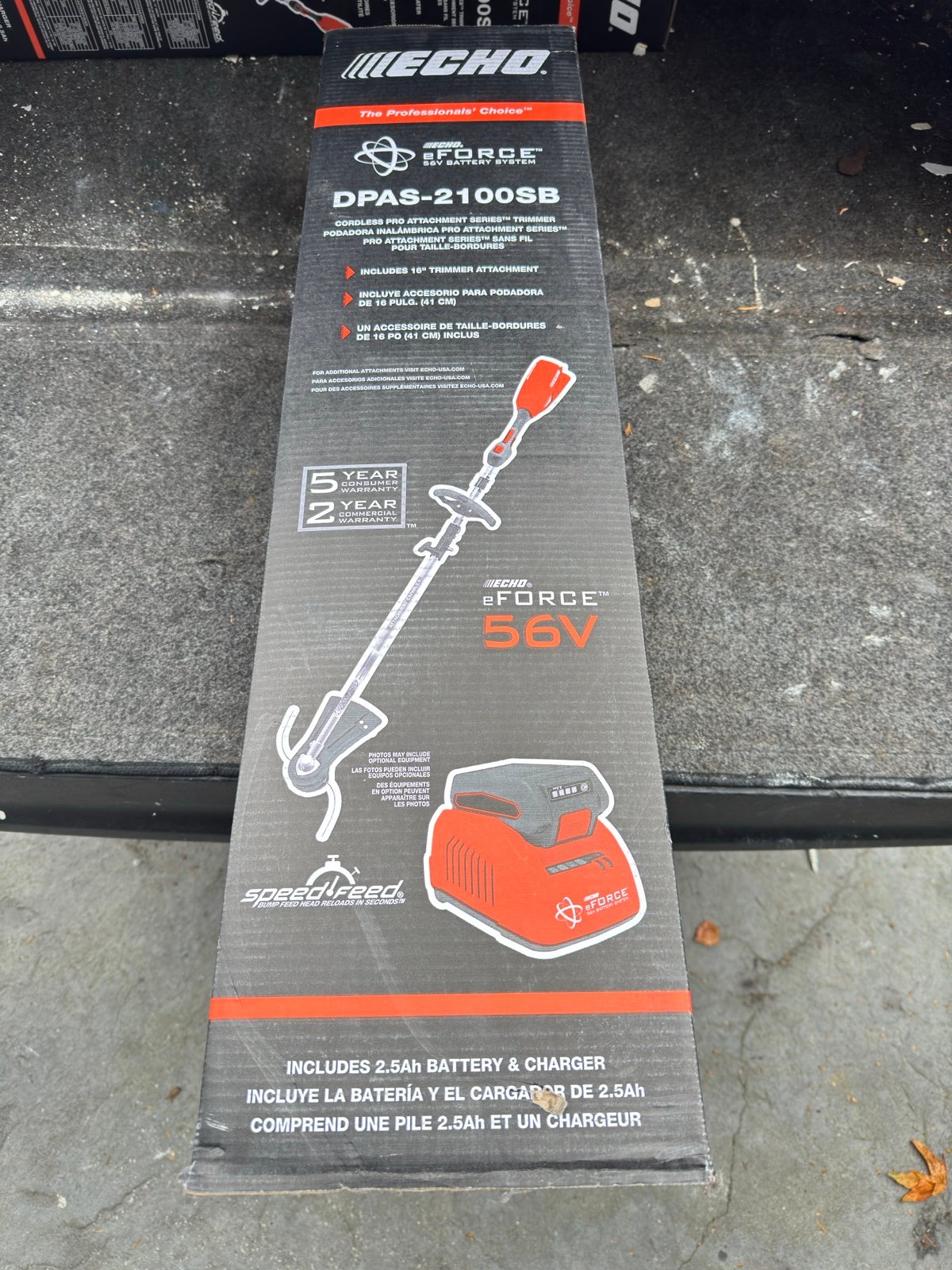ECHO Cordless String Trimmer 16 56V Brushless Cordless w/ Battery + Charger