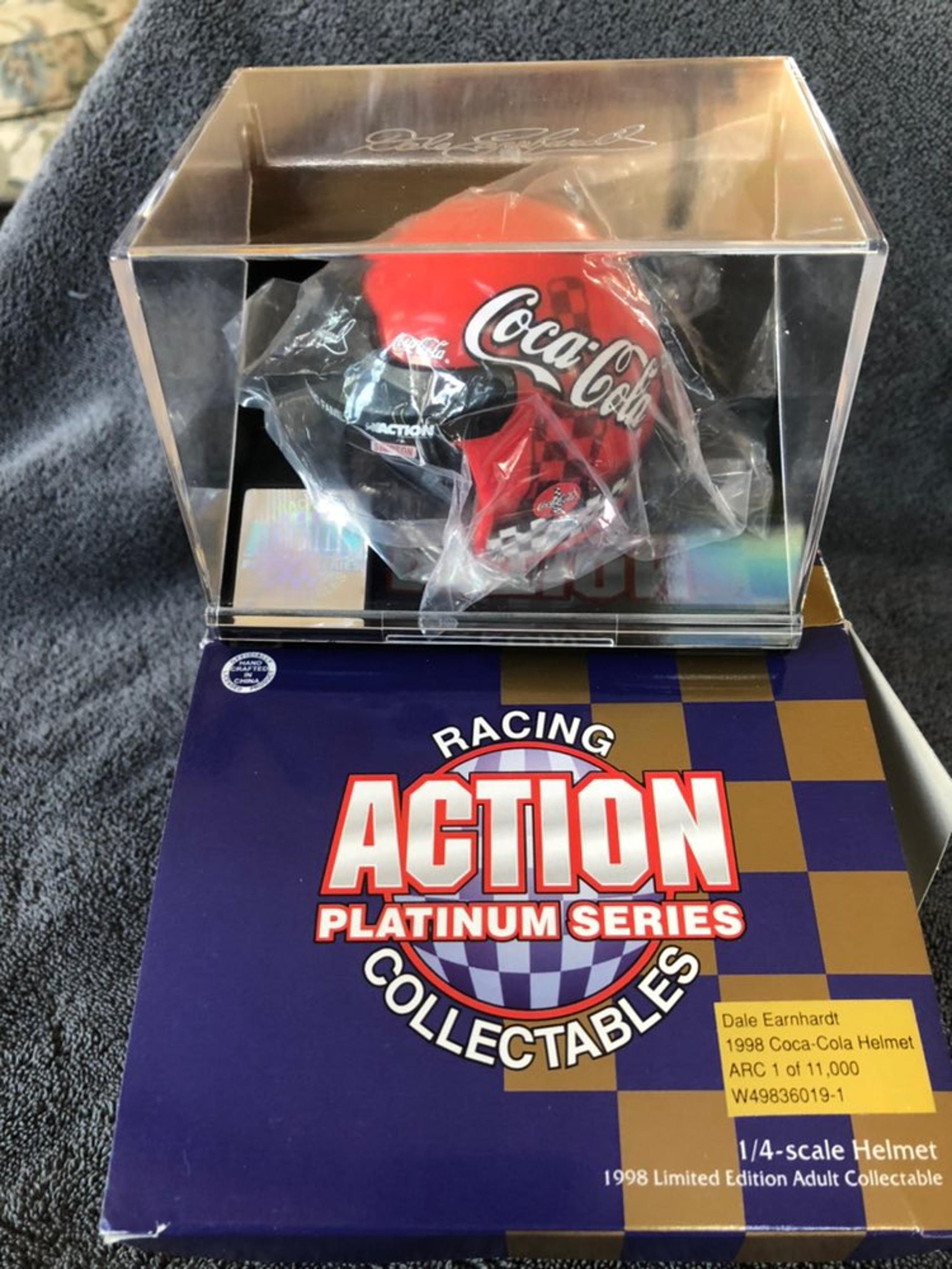 dale earnhart 1998 coca cola helmet