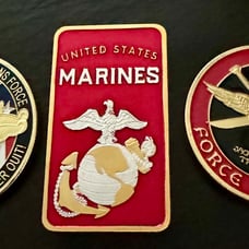 Special forces of Marine Corps Challenge coin set of 3