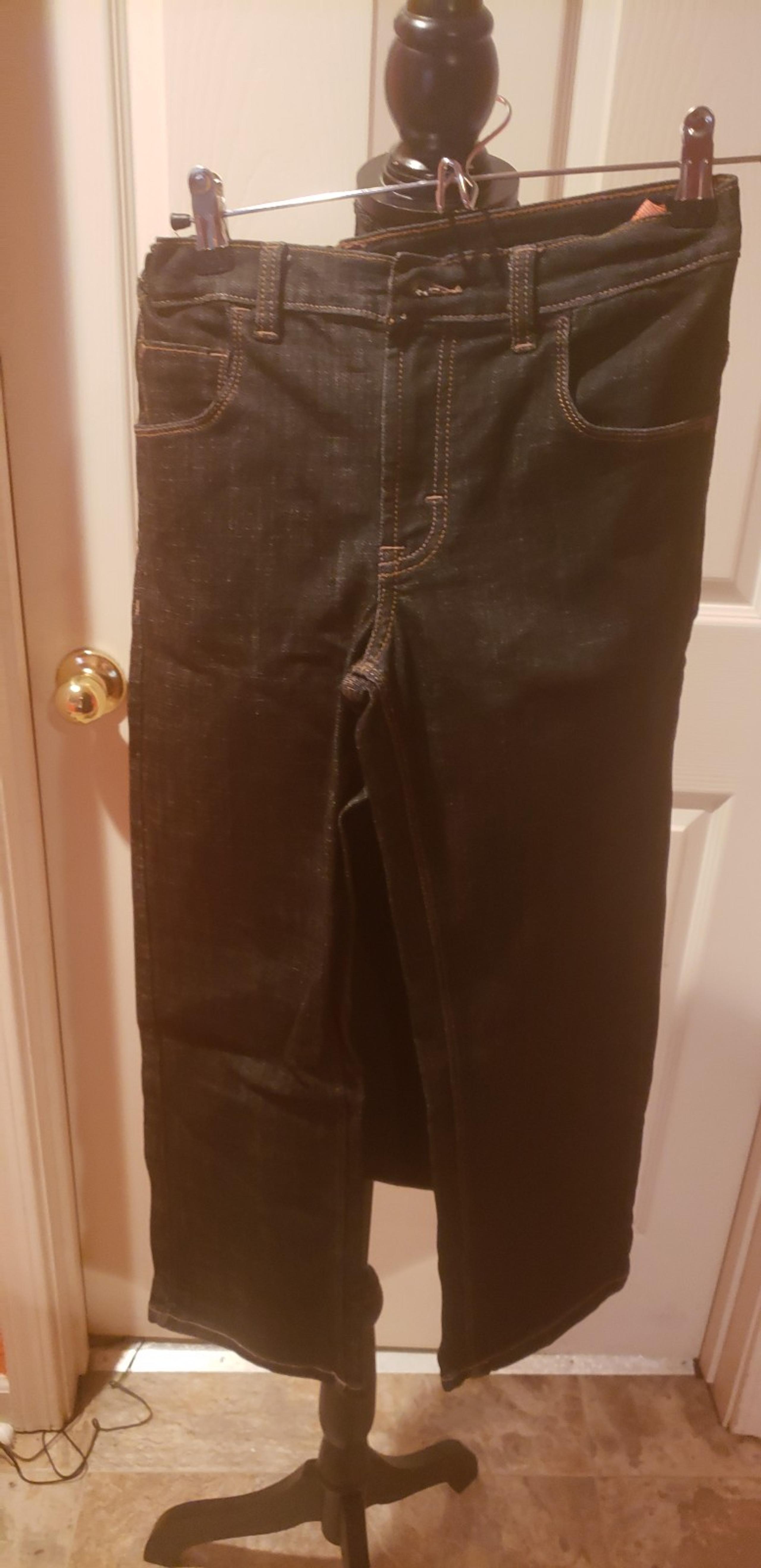 Gently used Boys black jeans size 10 Husky