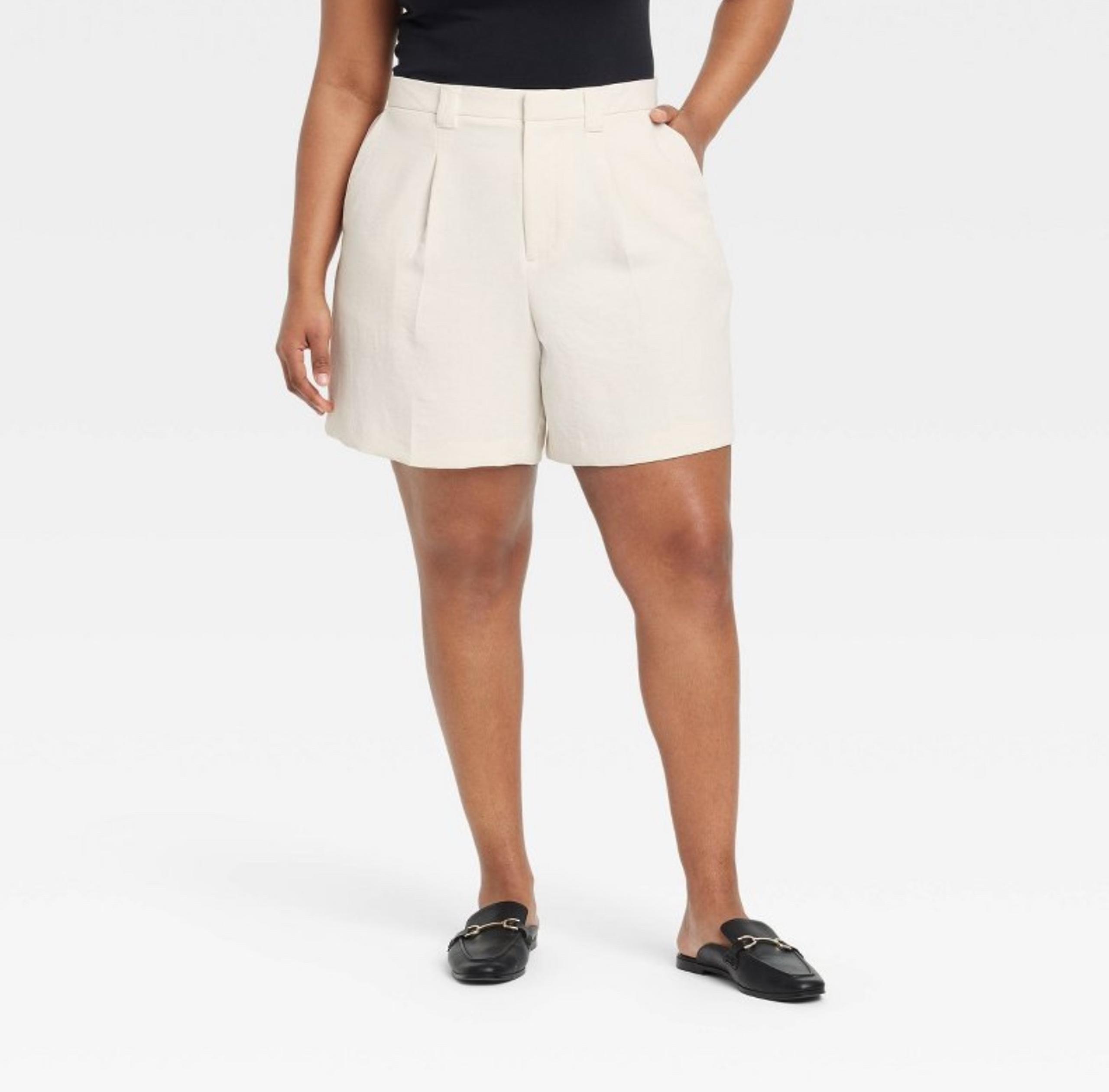 A new day women’s signature crepe bermuda shorts 2X