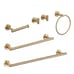 ARCORA 6-Piece Wall Mount Bath Set w/ Towel Ring, TP Holder, Towel hooks & Bar