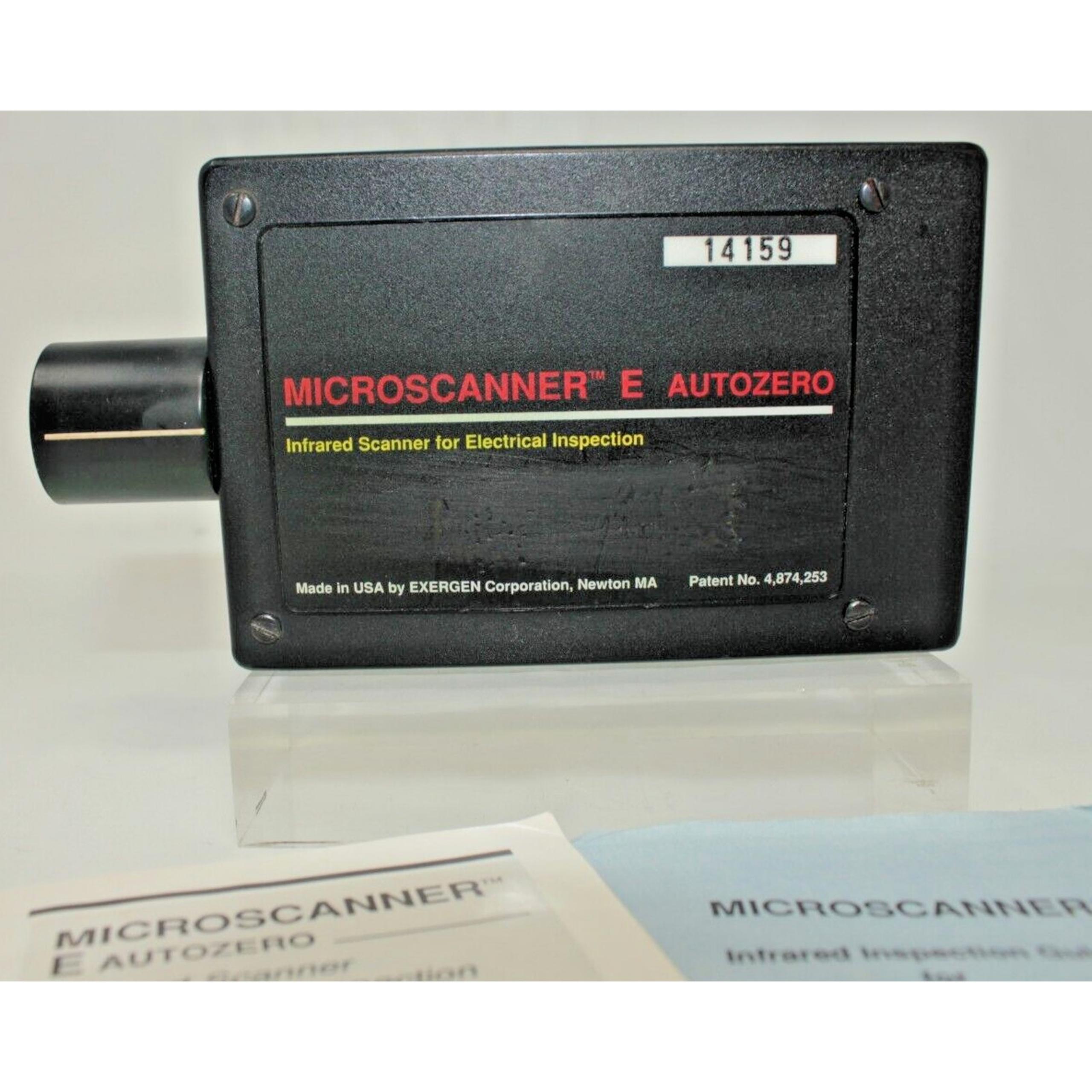 Exergen Microscanner E Autozero Infrared IR Scanner Electrical Inspection Meter