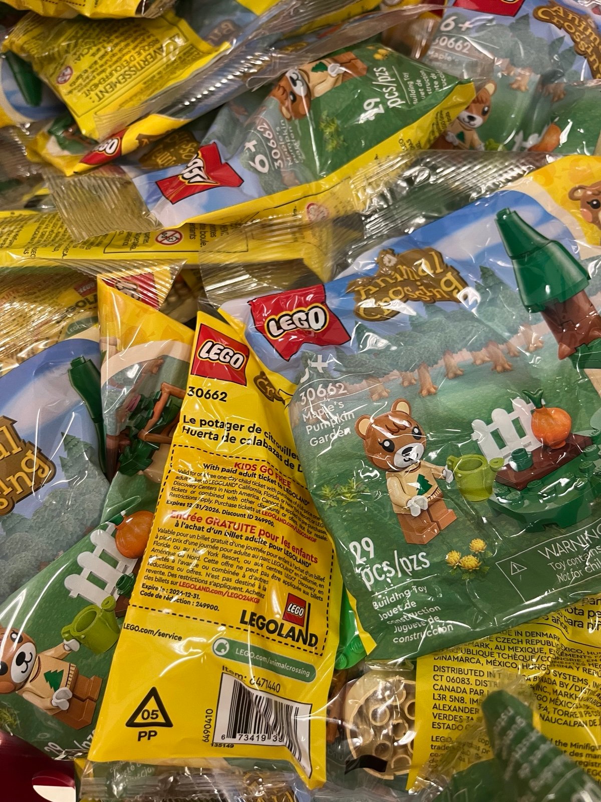 LEGO Animal Crossing 30662 Maple's Pumpkin Garden Polybag New Sealed Lot of 10