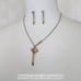 Brighton Esmeralda Fused Lariat Necklace Womens Two Tone Reversible Retired 2002