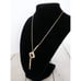 Brighton Esmeralda Fused Lariat Necklace Womens Two Tone Reversible Retired 2002