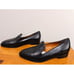 160 NEW Everlane The Modern Smoking Loafer 5.5 Black Italian Leather Menswear
