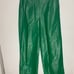 Princess Polly Ashlea Pu Green Faux Leather Pants