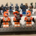 3 !!!! Lego Bomb Trooper clones- No Cracks, Perfect Condition