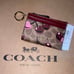 ❤️NWT! COACH Mini Skinny Id Case In Signature Canvas w Cherry Print AUTHENTIC