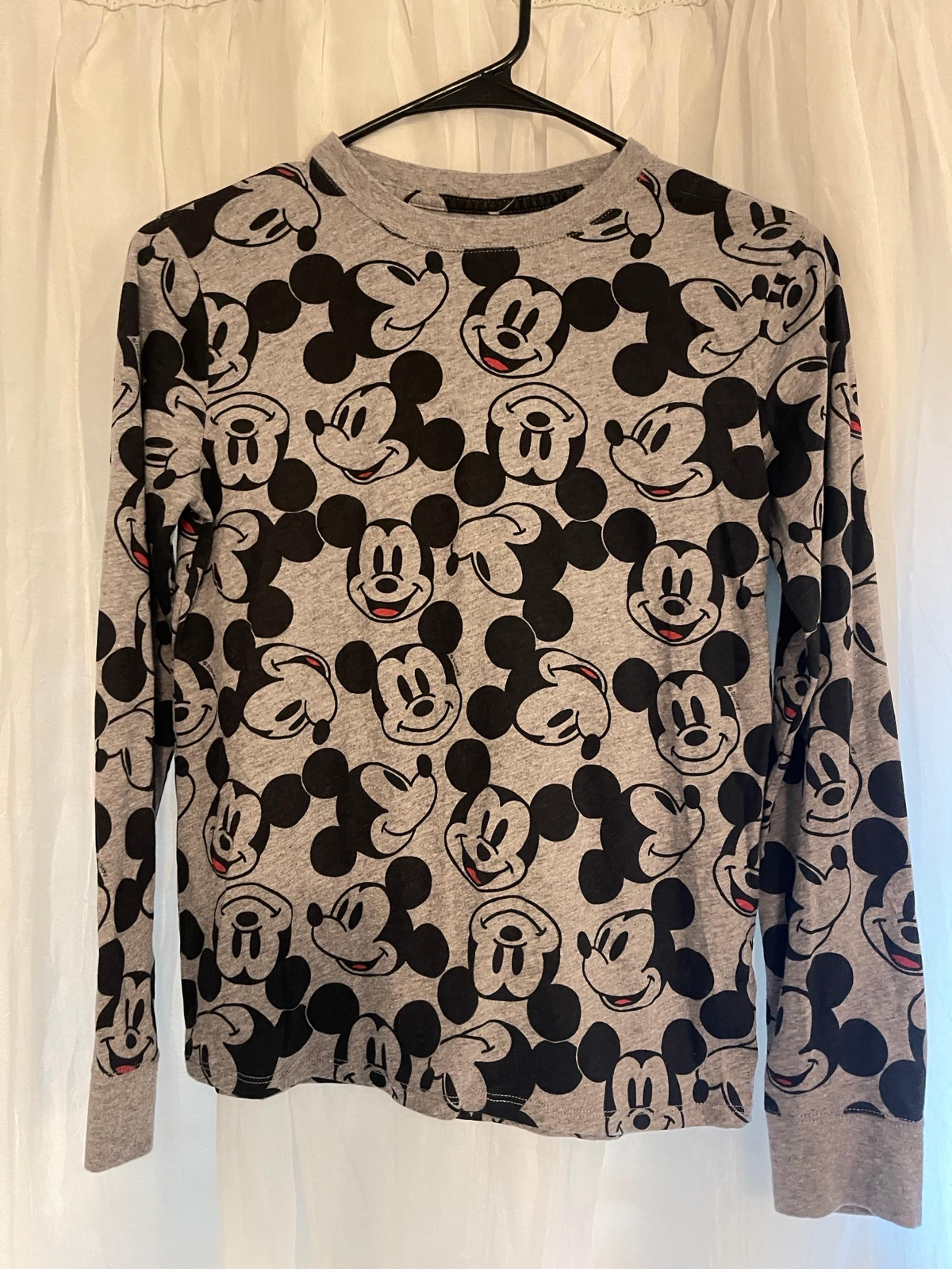 Abercrombie Kids Disney Classic Mickey Mouse Size 9/10 Long Sleeve T Shirt