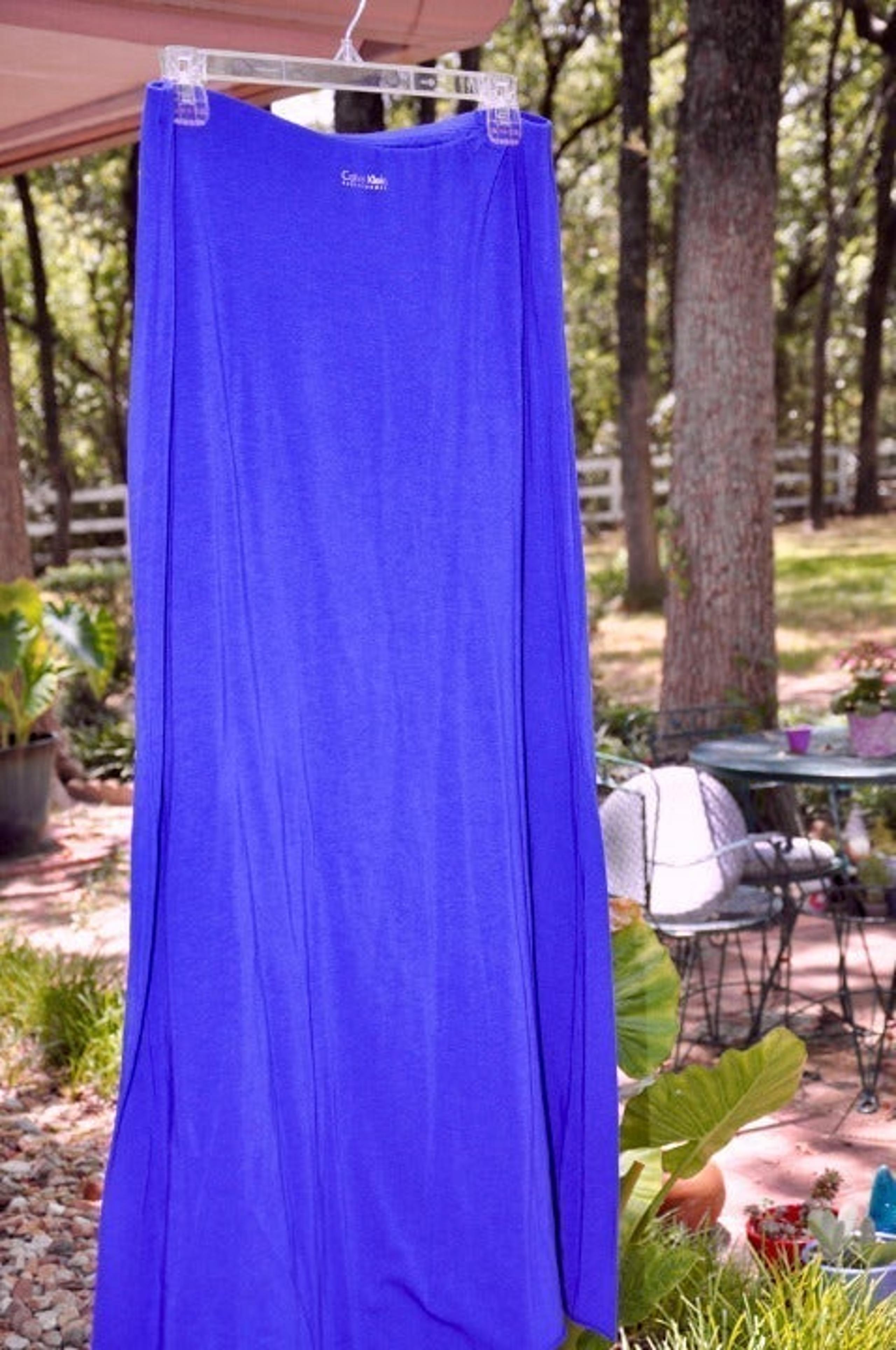 Calvin Klein maxi athletic skirt Blue