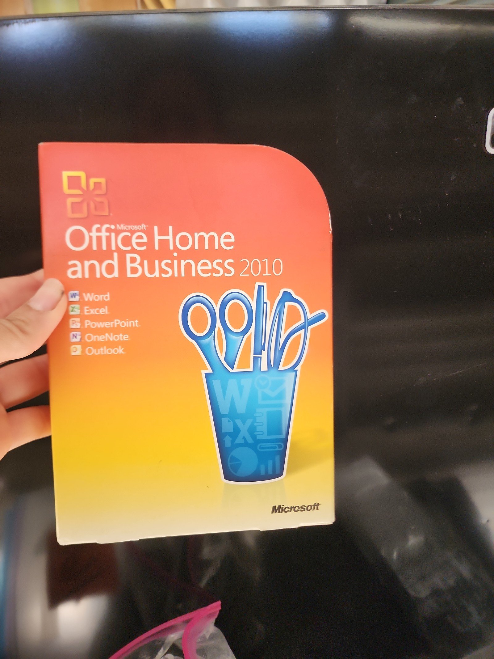 NEW UNOPENED MICROSOFT OFFICE HOME AND BUSINESS 2010 Product Key Card+DVD 1 PC