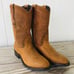Montana 1938 Mens Natural Leather Cowboy Western Boots US 8 MX 27EE