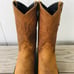 Montana 1938 Mens Natural Leather Cowboy Western Boots US 8 MX 27EE