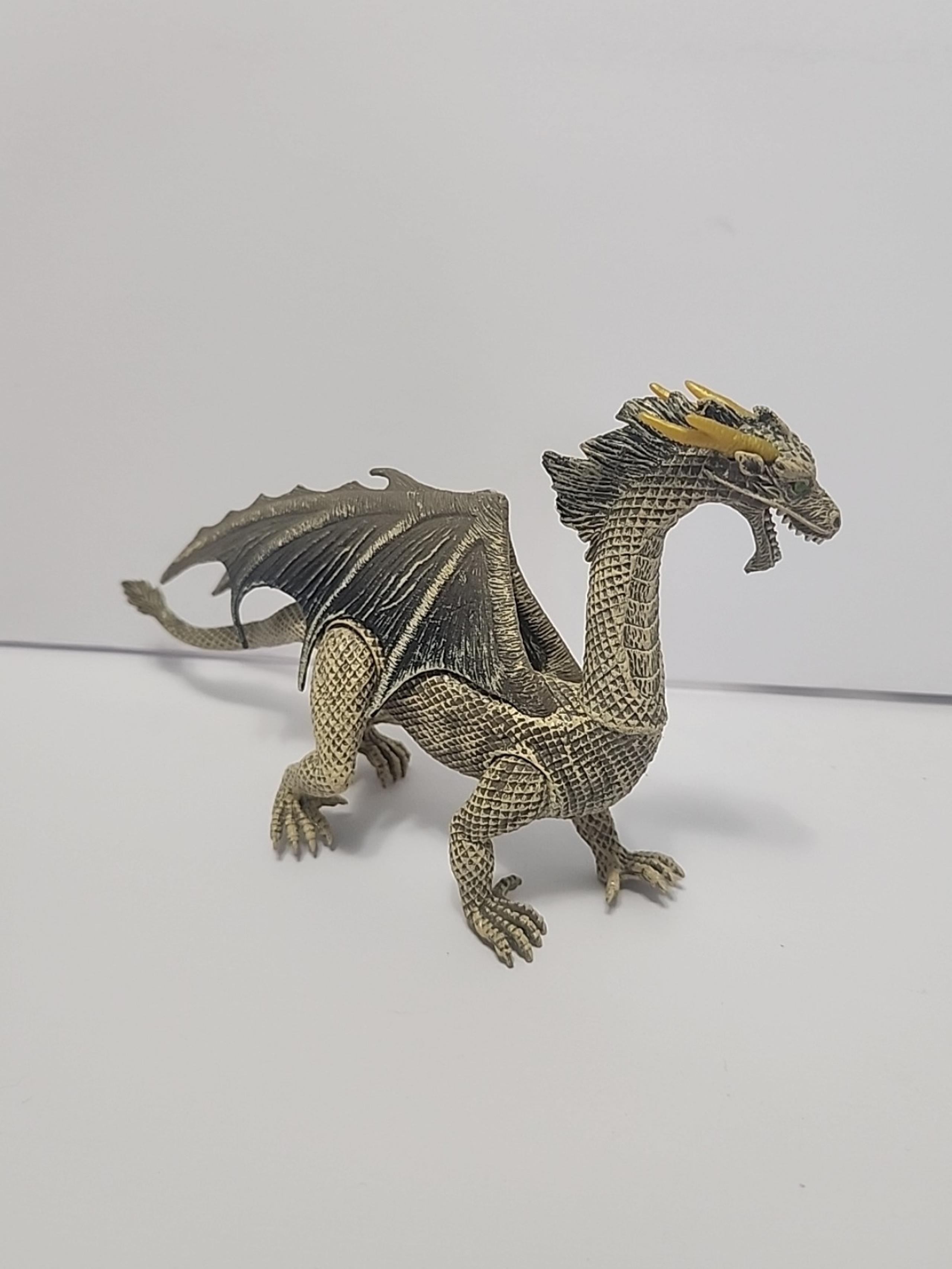 Kid Galaxy Poseable Winged Horned Dragon Action Figure Adventure Fantasy Toy