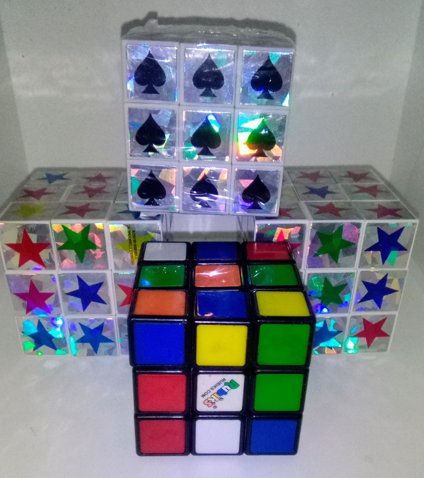 Lot of 4 Rubix Cubes