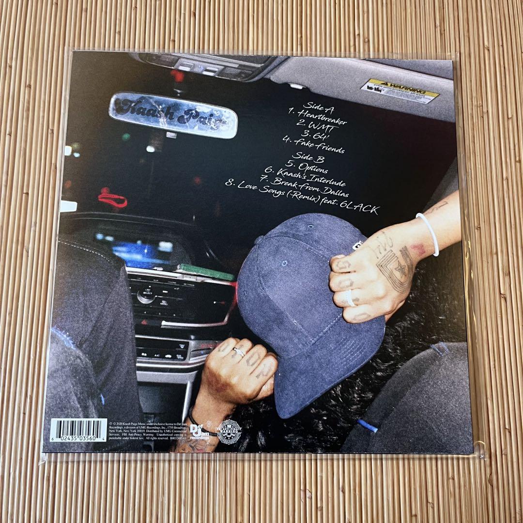 美品 Kaash Paige Parked Car Convos LPレコード Excellent Condition Kaash Paige Parked Car Convos LP Record