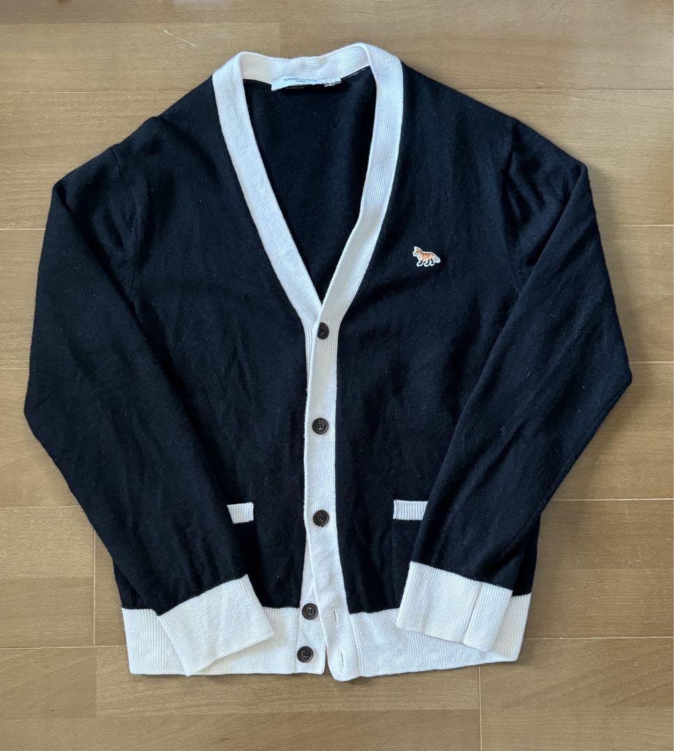 Maison Kitsuné Bicolor Cardigan