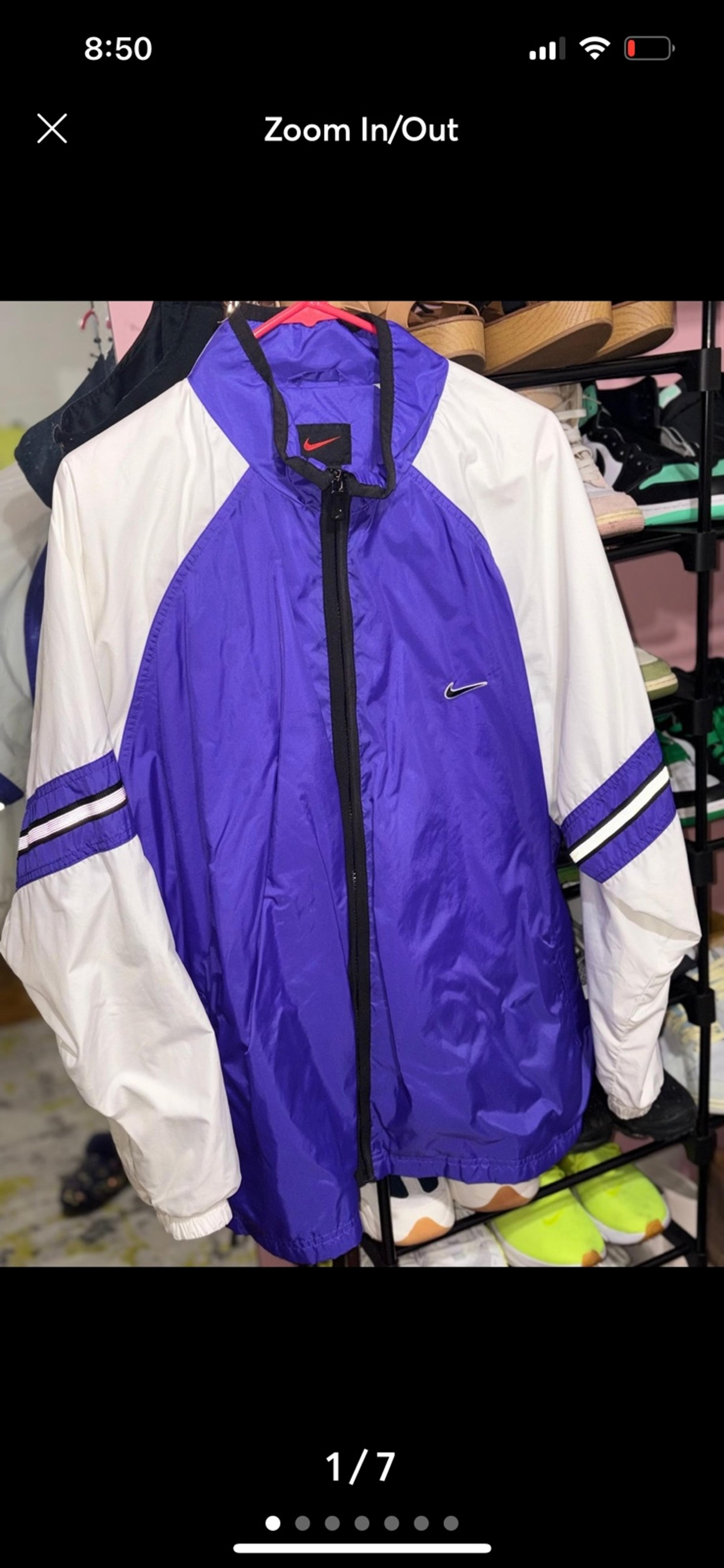 Vintage Purple Nike Windbreaker Jacket