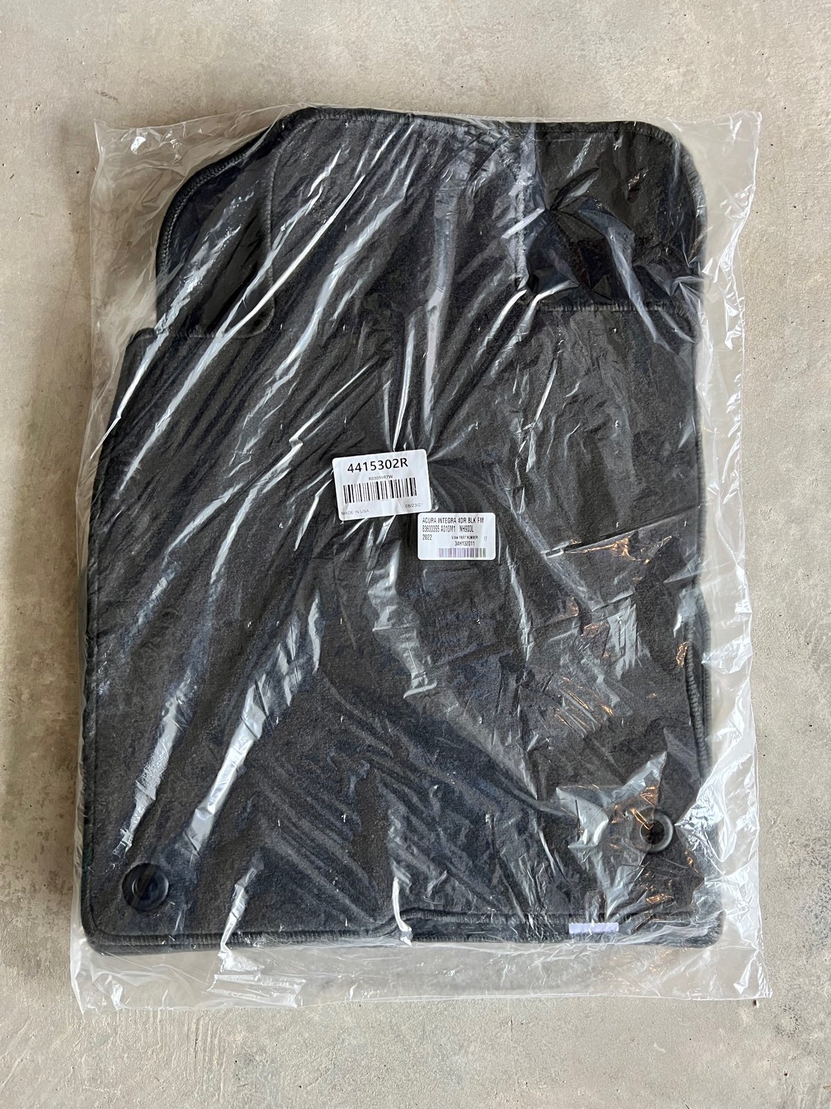 2023 Acura Integra Summer floor mats oem